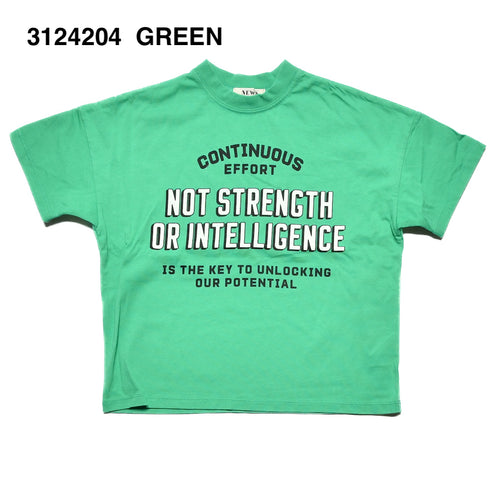 【130/140/150cm】カジュアル2柄ロゴTシャツ3124204j【NEWO/ネオ】